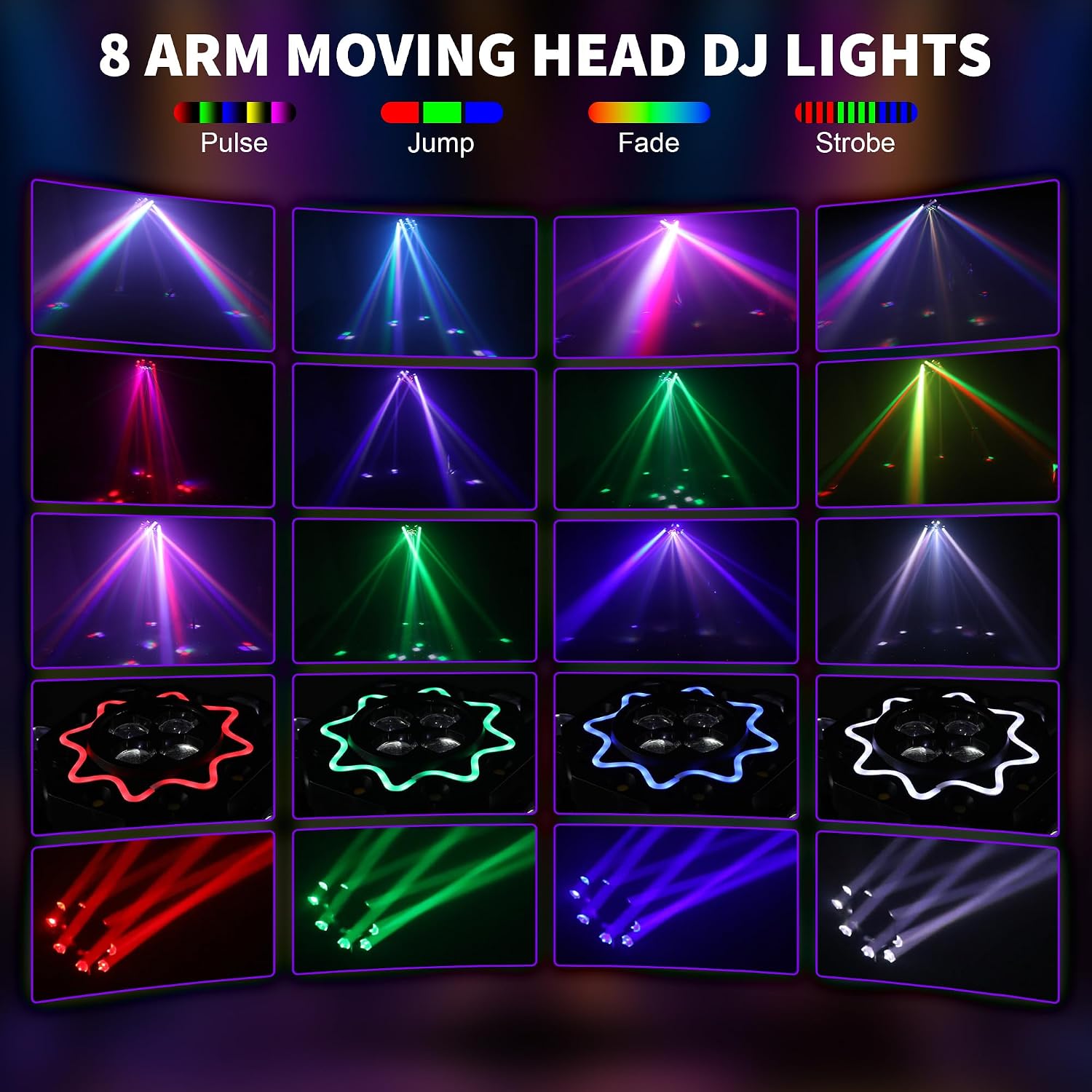 Luci da discoteca da 200W, 8 b - Audio Music Dj recensione e prezzo